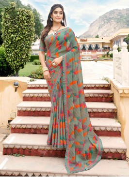 Savory Chiffon Festival Classic Saree