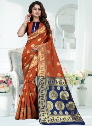 Savory Weaving Festival Designer Traditional Saree