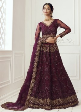 Scintillating Net Lehenga Choli