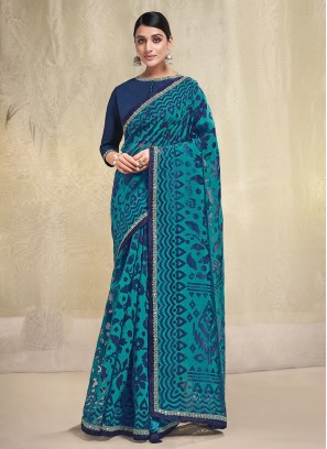 Scintillating Tissue Classic Saree