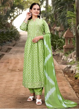 Sea Green Casual Salwar Kameez