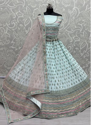 Sensational Embroidered A Line Lehenga Choli