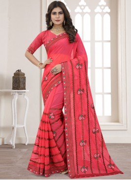 Sensible Embroidered Trendy Saree