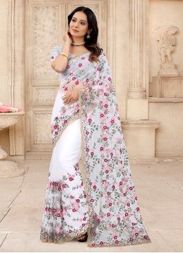 Sensible Zari Net Contemporary Saree