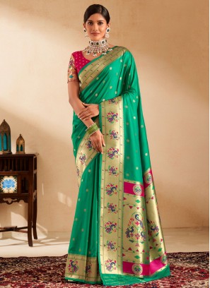 Sensible Zari Silk Trendy Saree