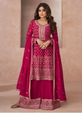Shamita Shetty Embroidered Readymade Salwar Kameez