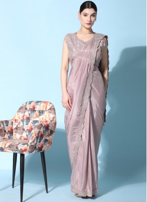 Sightly Mauve  Trendy Saree