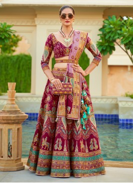 Silk Mirror Multi Colour Readymade Lehenga Choli