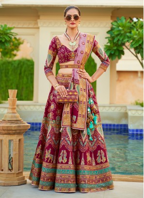 Silk Mirror Multi Colour Readymade Lehenga Choli