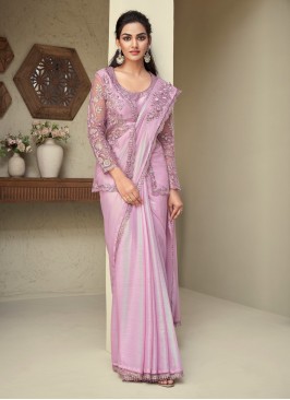 Silk Trendy Saree in Mauve 