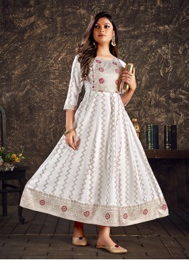 Simple Function Wear Rayon Gown