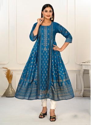 Simplistic Party Wear Kurti For Reception
