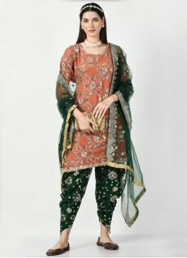 Snazzy Faux Georgette Engagement Readymade Salwar Kameez
