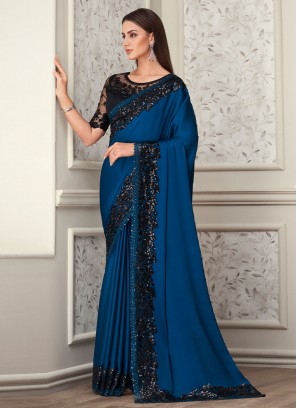 Snazzy Morpeach  Silk Trendy Saree