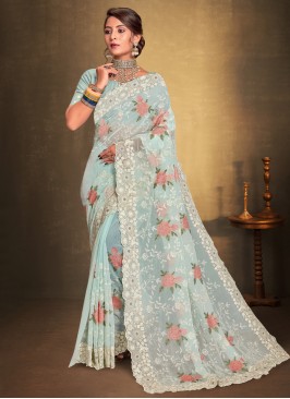 Sonorous Georgette Designer Saree