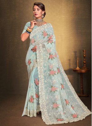 Sonorous Georgette Designer Saree