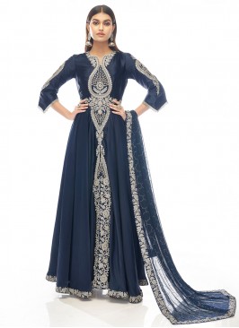 Sonorous Satin Ceremonial Floor Length Anarkali Suit