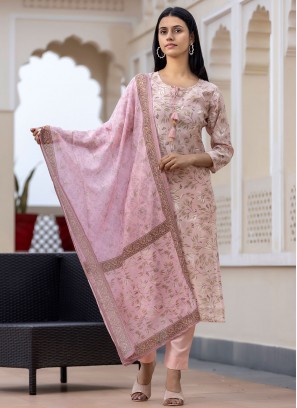 Sonorous Sequins Silk Readymade Salwar Kameez