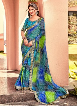 Sophisticated Designer Chiffon Classic Saree