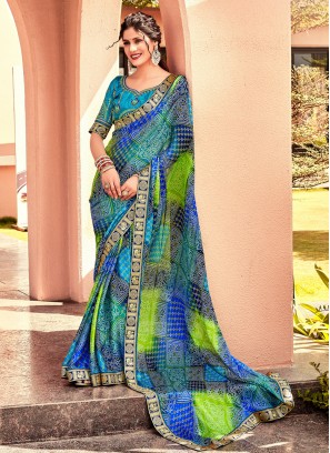 Sophisticated Designer Chiffon Classic Saree