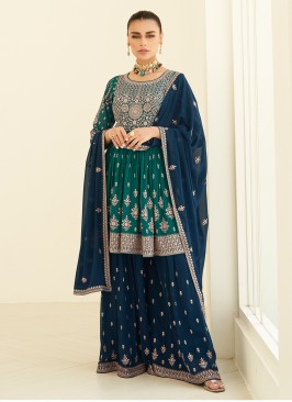 Sophisticated Georgette Trendy Designer Salwar Kameez