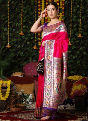 Sophisticated Woven Ceremonial Saree