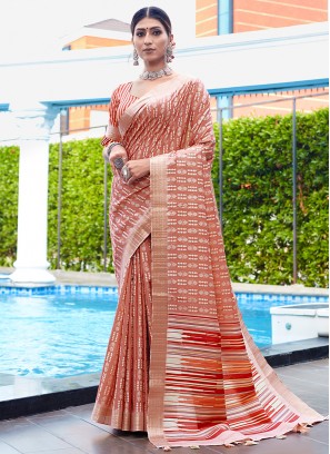 Sorcerous Banarasi Silk Trendy Saree