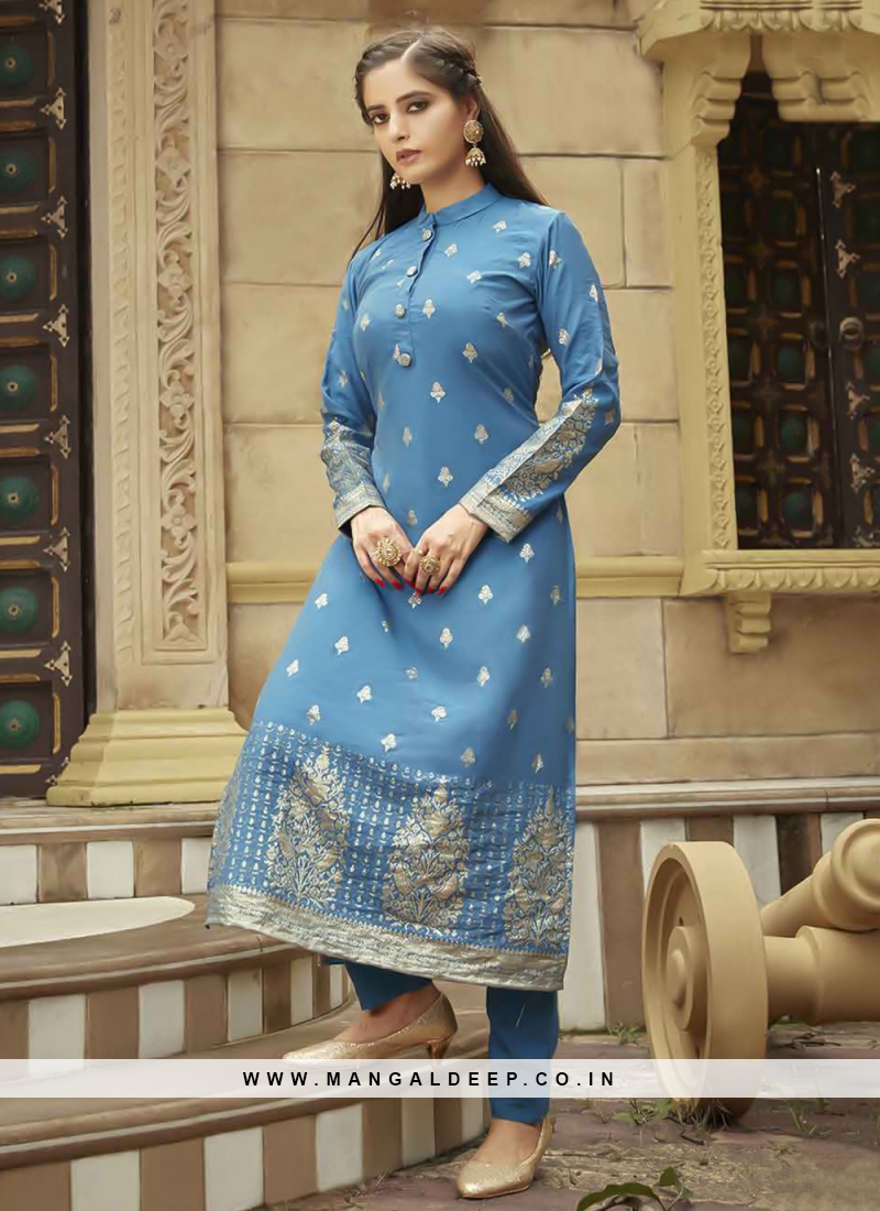 Blue Kurtis - Buy Ethnic Blue Kurtis Online For Women & Girls In India –  Indya
