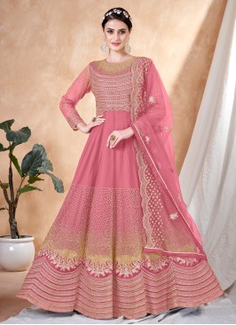 Specialised Resham Ceremonial Anarkali Salwar Suit