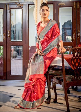 Spectacular Banarasi Silk Classic Saree