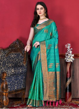 Spectacular Zari Trendy Saree