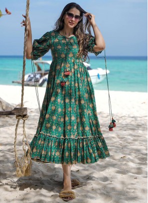 Spellbinding Rama Festival Casual Kurti