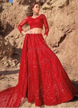 Splendid Net Designer Lehenga Choli