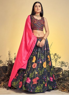 Splendid Sequins Multi Colour Designer Lehenga Choli