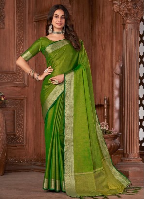 Splendid Woven Khadi Silk Saree