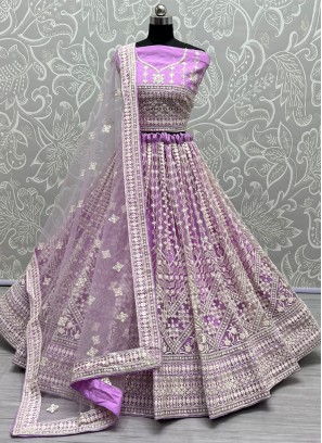 Staggering Pink Reception Trendy Designer Lehenga Choli