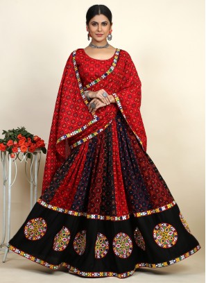 Staring Multi Colour Designer Lehenga Choli