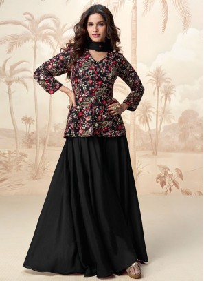 Sterling Black Trendy Designer Salwar Suit