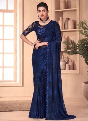 Sterling Border Sangeet Trendy Saree