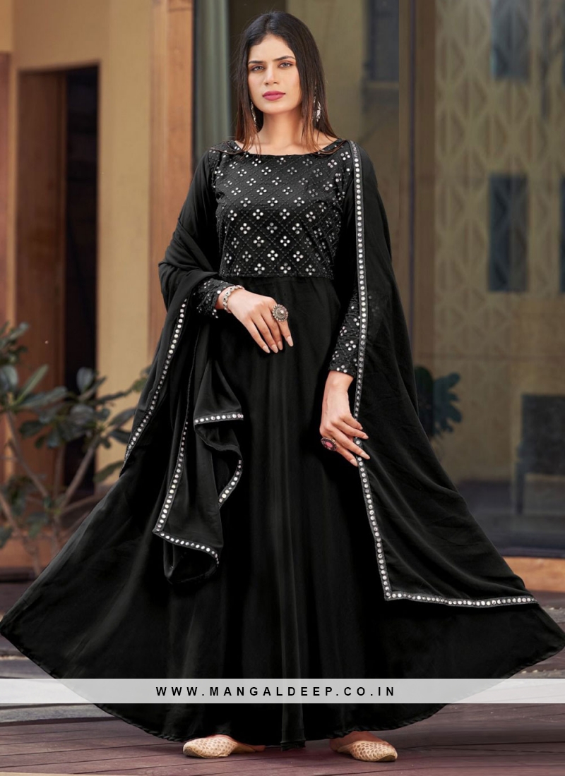 VIRASAT VOL 10 MASLIN LUCKNOWI WORK LONG GOWN STYLE SALWAR KAMEEZ -  textiledeal.in