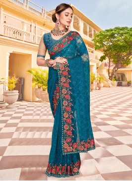 Striking Contemporary Saree For Festival