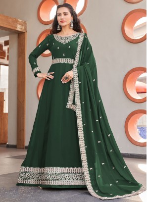 Striking Dori Work Faux Georgette Salwar Kameez