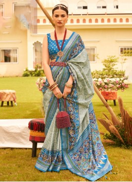 Striking Silk Festival Saree