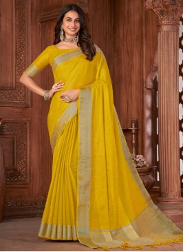 Stunning Khadi Silk Woven Contemporary Saree