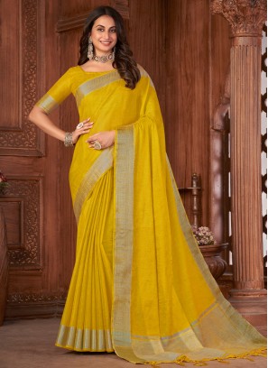 Stunning Khadi Silk Woven Contemporary Saree