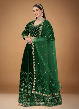 Stupendous Green Festival Trendy Lehenga Choli