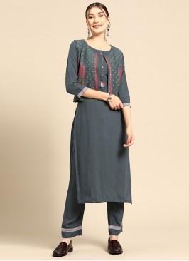 Stupendous Grey Casual Kurti