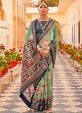 Stupendous Printed Classic Saree