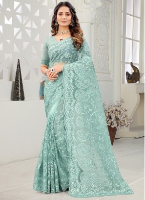 Stylish Net Designer Saree