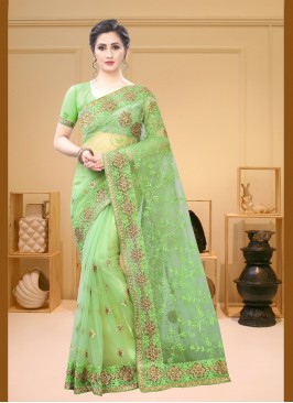 Stylish Resham Festival Contemporary Saree